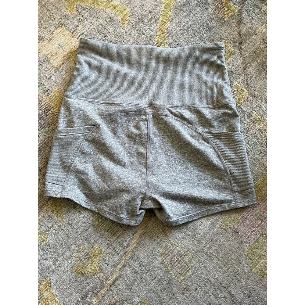 Free People Movement Ultra High Rise Off Beat Shorts Gray Size XS - Picture 3 of 5